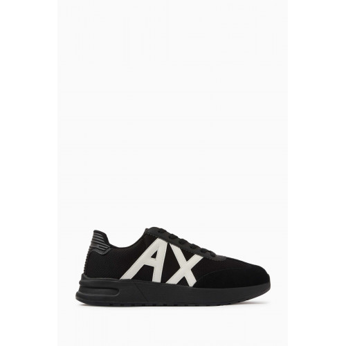 Armani Exchange - Dusseldorf AX Logo Low-top Sneakers in Mesh