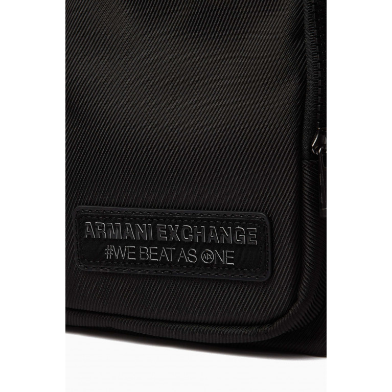 Armani Exchange - Logo-patch Crossbody Bag in Nylon