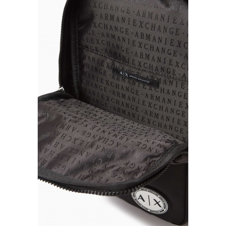 Armani Exchange - AX Logo-patch Crossbody Bag