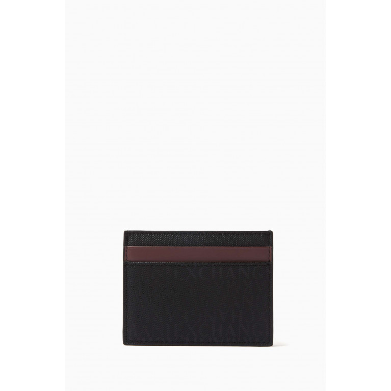 Armani Exchange - AX Logo Card Case in Leather