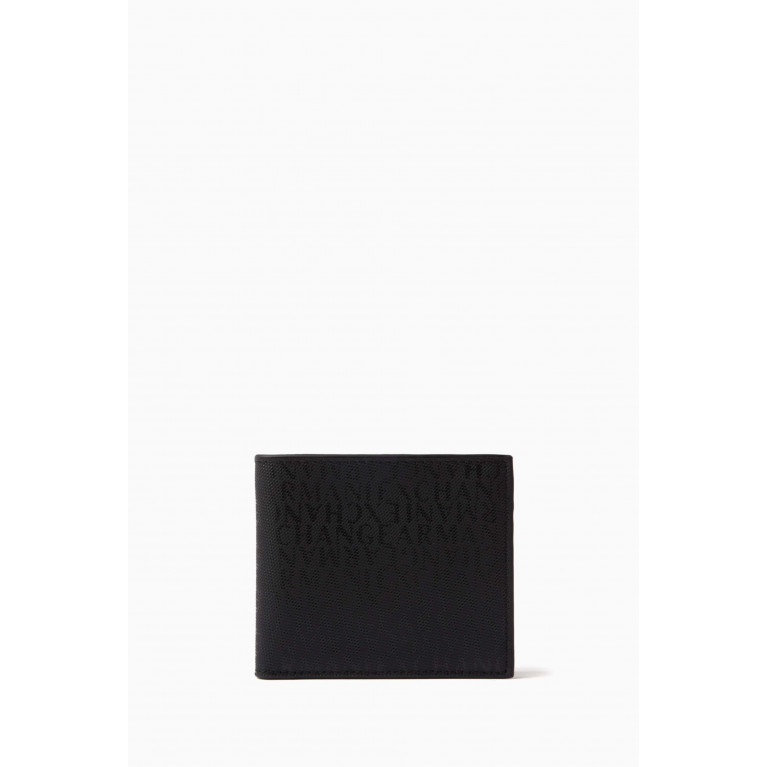Armani Exchange - AX Logo Bi-fold Wallet in Leather