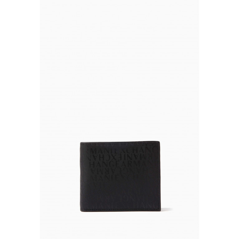 Armani Exchange - AX Logo Bi-fold Coin Wallet in Leather