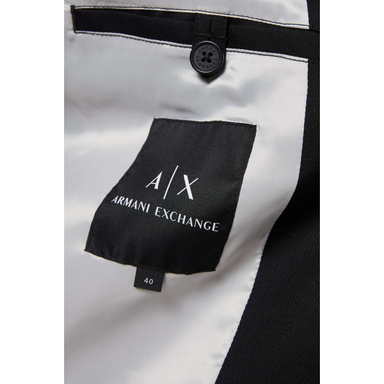 Armani Exchange - Satin Lapel Blazer in Cotton
