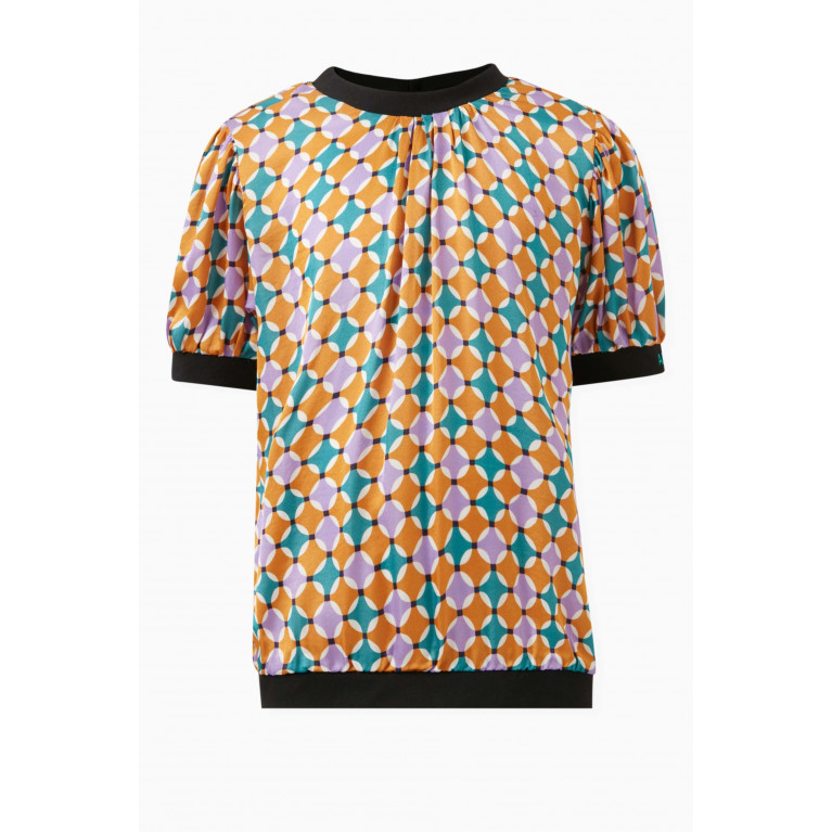 AIGNER - Printed Top in Cotton