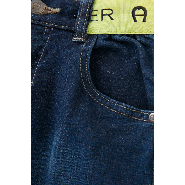 AIGNER - Logo Cargo Jeans in Denim