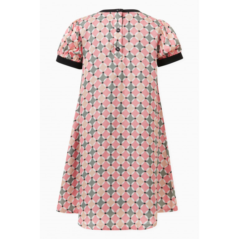 AIGNER - Geometric Print Dress in Cotton