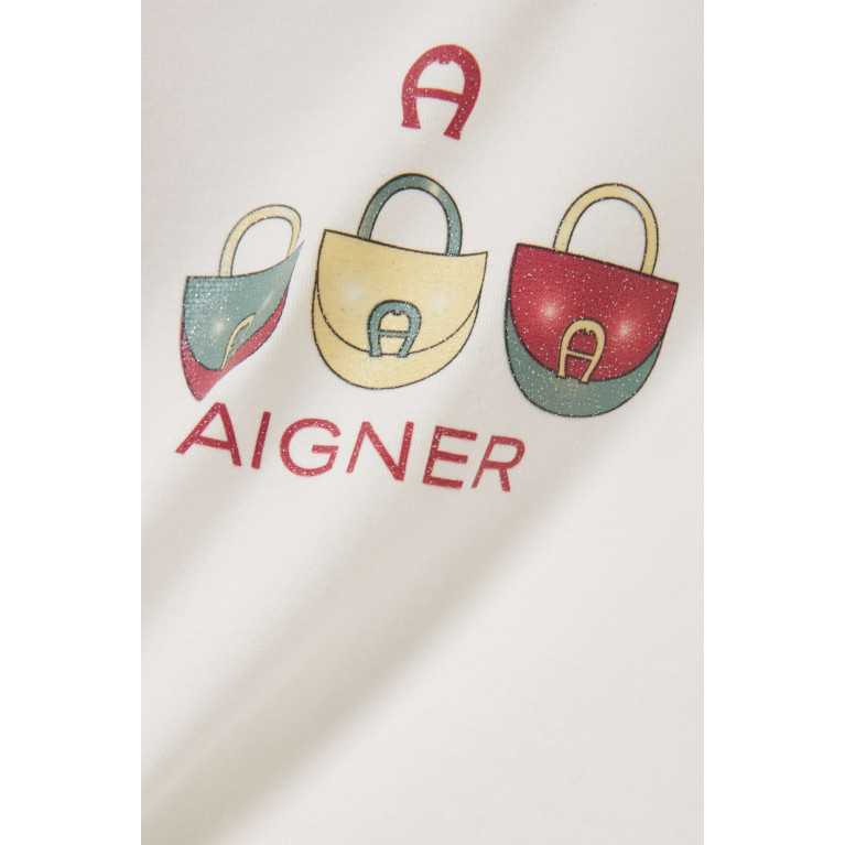 AIGNER - Bag Logo Dress in Cotton