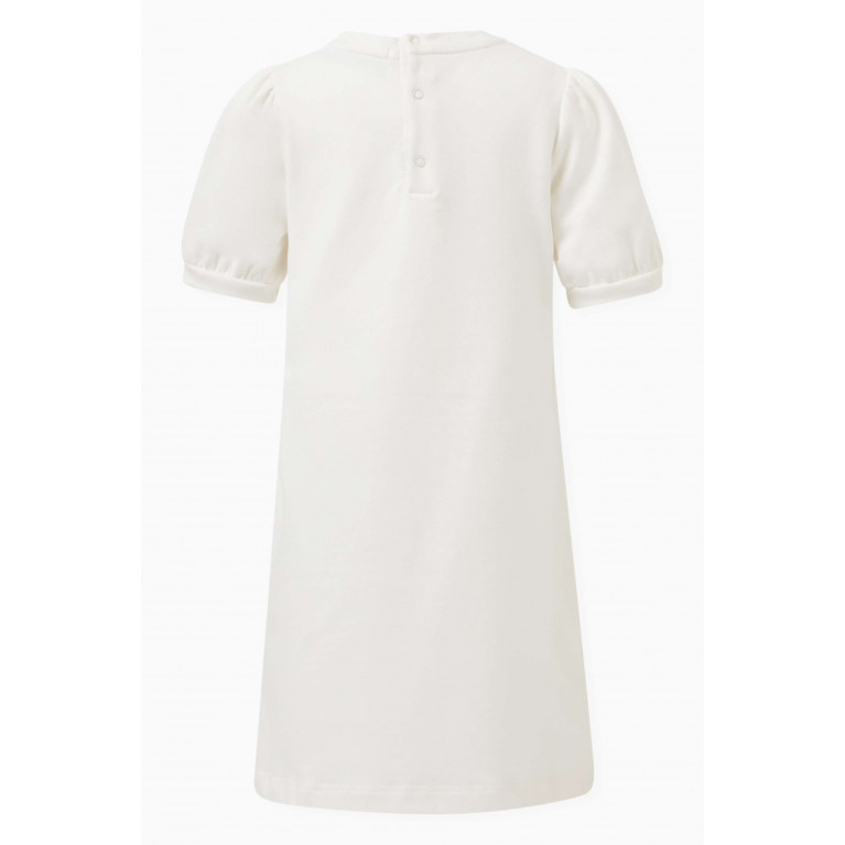 AIGNER - Bag Logo T-shirt Dress in Cotton Neutral