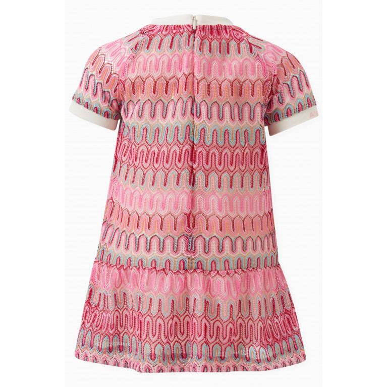 AIGNER - Embroidered Pattern Dress in Cotton