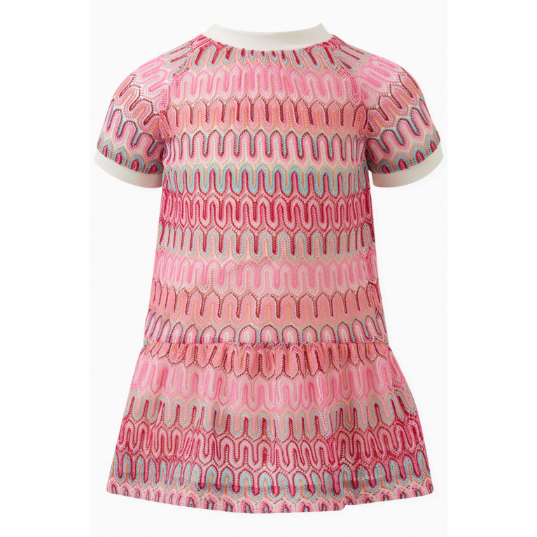 AIGNER - Embroidered Pattern Dress in Cotton
