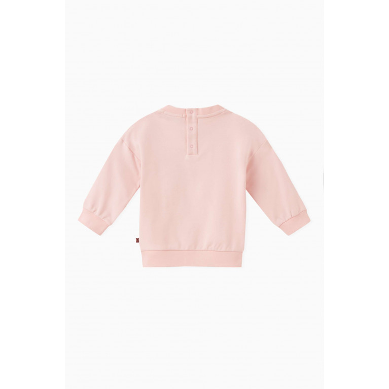 AIGNER - Heart Logo Sweatshirt in Cotton Pink