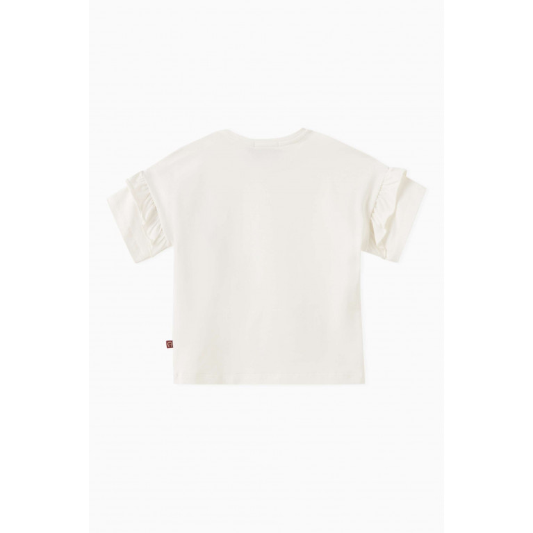 AIGNER - Shoulder Bag Print T-shirt in Cotton Neutral