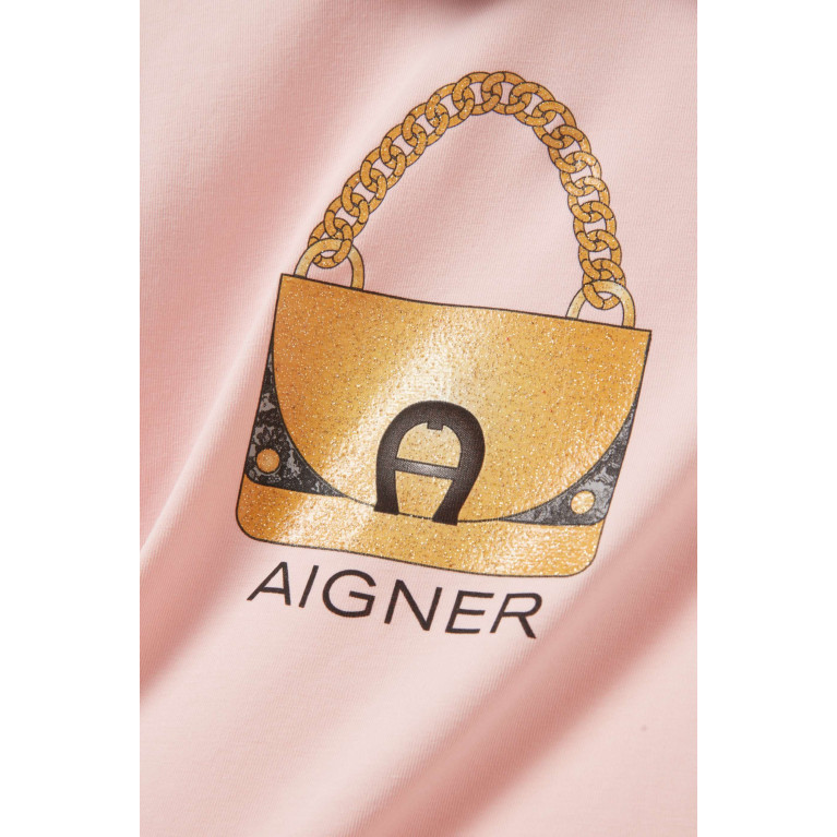AIGNER - Logo-print Top in Cotton