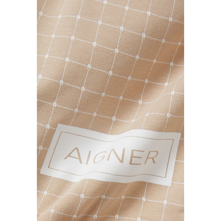 AIGNER - Logo Print Bib in Cotton
