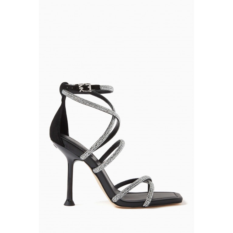 MICHAEL KORS - Imani 100 Strappy Sandals in Leather