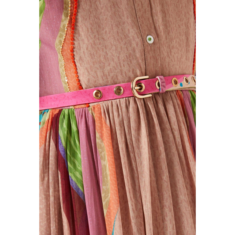 Kalico - Dune Embellished Maxi Dress in Chiffon