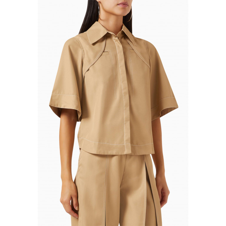 Notebook - Ebba Shirt in Terry-rayon Neutral