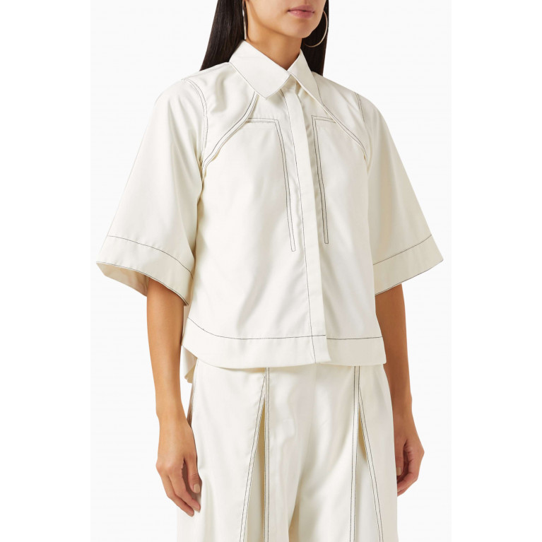 Notebook - Ebba Shirt in Terry-rayon Neutral