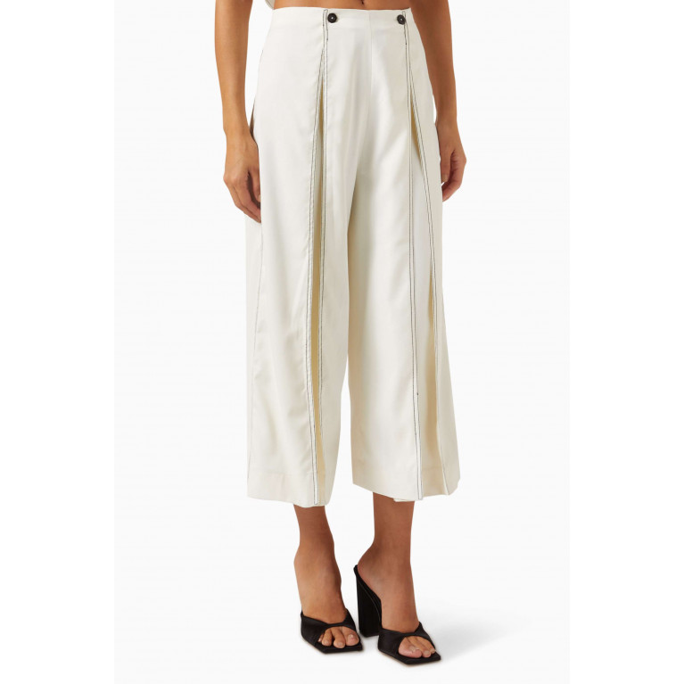 Notebook - Ebba Pants in Terry-rayon Neutral