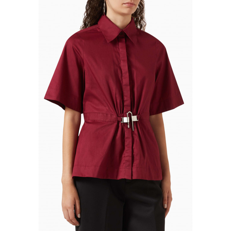 Notebook - Freta Shirt in Cotton-poplin Red