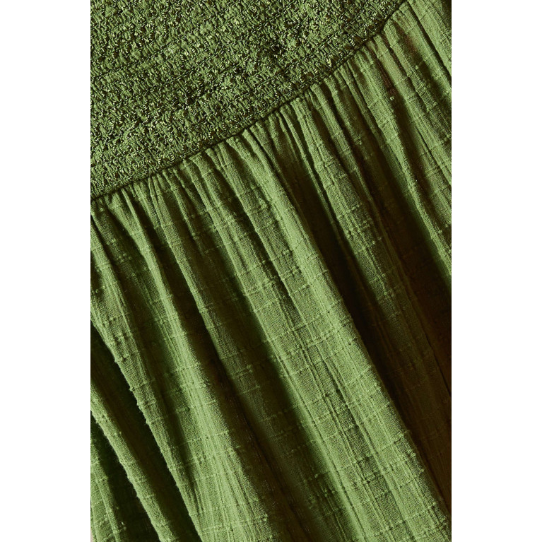 Veronica Beard - Mckinney Strapless Dress in Cotton Multicolour