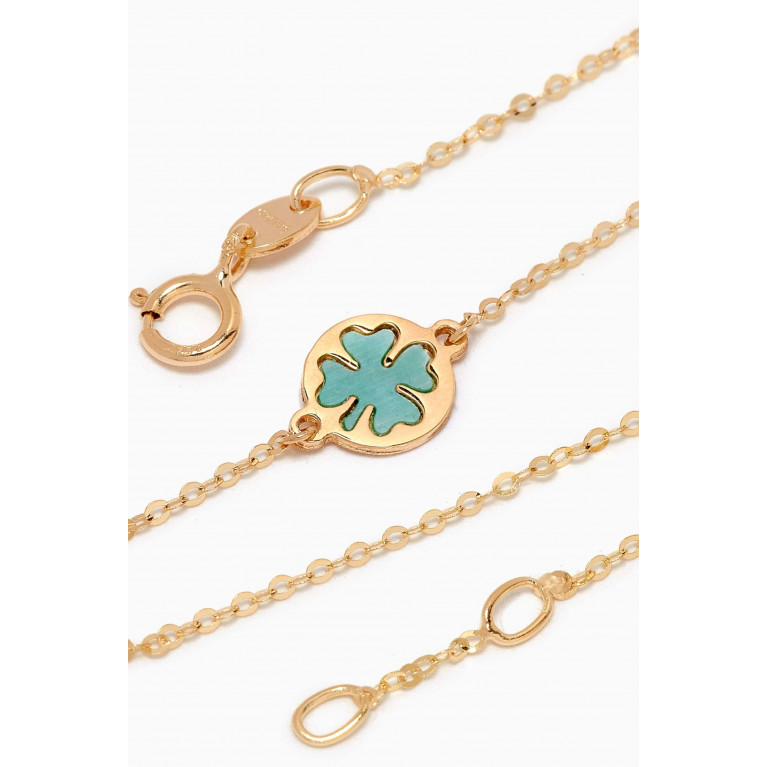 Damas - Ara Clover Bracelet in 18k Yellow Gold