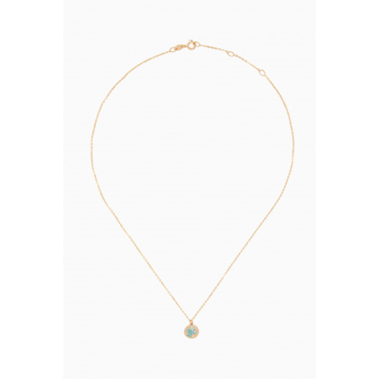 Damas - Ara Clover Necklace in 18k Yellow Gold