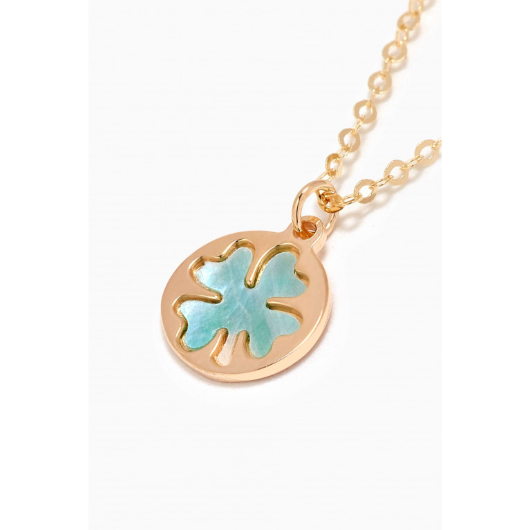 Damas - Ara Clover Necklace in 18k Yellow Gold
