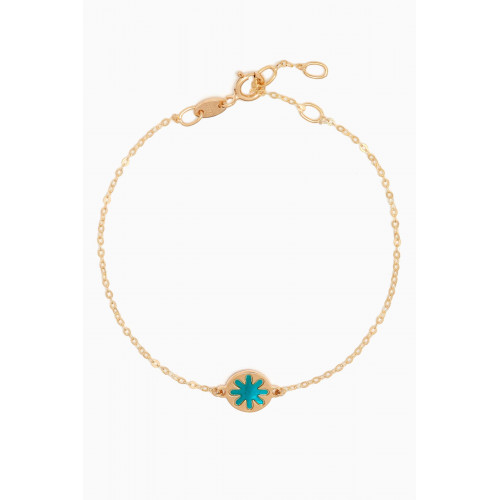 Damas - Ara Flower Bracelet in 18k Yellow Gold