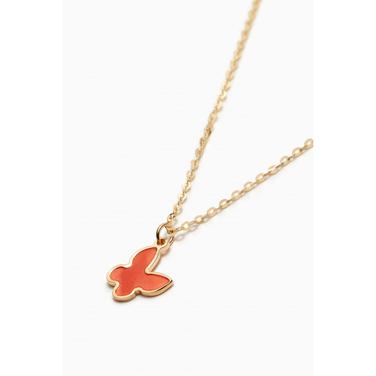 Damas - Ara Butterfly Necklace in 18k Gold