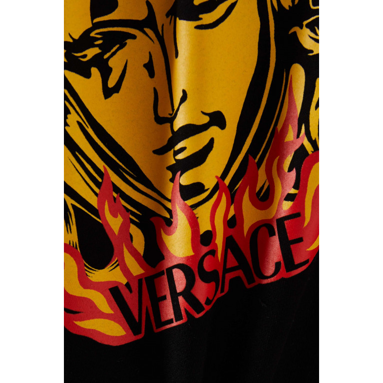 Versace - Logo T-shirt in Cotton Jersey