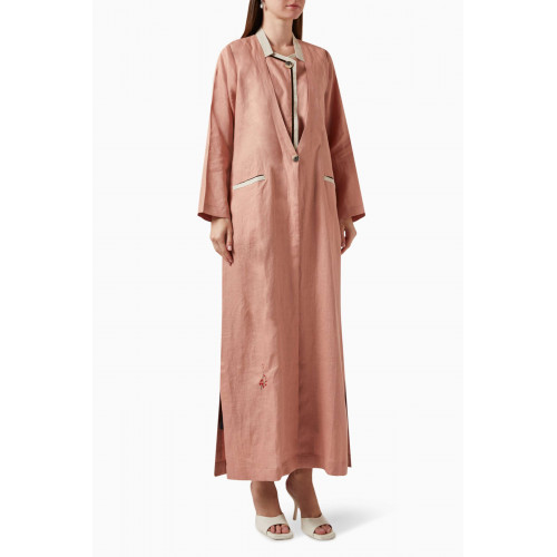 ZAH Design - Jacket-style Abaya in Linen