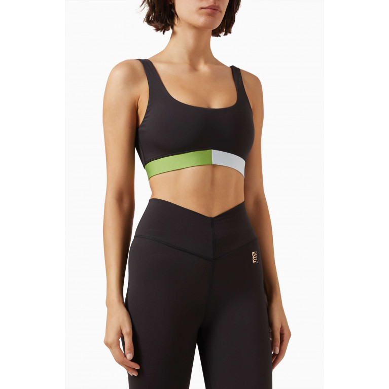 P.E. Nation - Sprint Time Low-impact Sports Bra in Technical Fabric