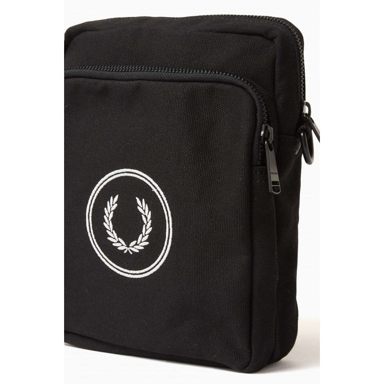 Fred Perry - Branded Crossbody Bag in Canvas