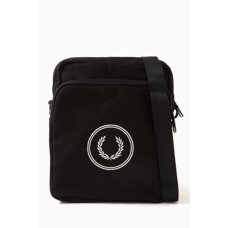 Fred Perry - Branded Crossbody Bag in Canvas