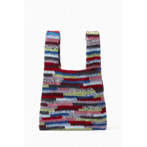 Nannacay - Medium Michela Tote Bag in Cotton Crochet