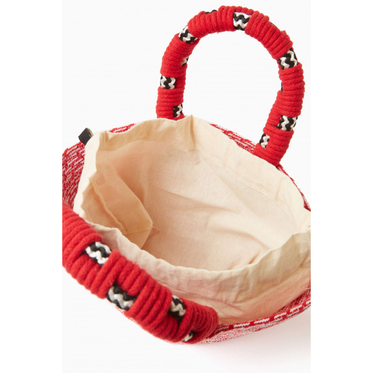 Nannacay - Small Orietta Tote Bag in Cotton Knit