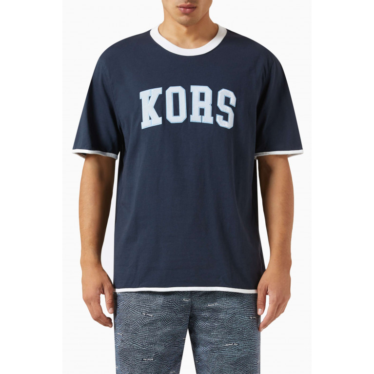 MICHAEL KORS - Warm Up Logo T-shirt in Cotton
