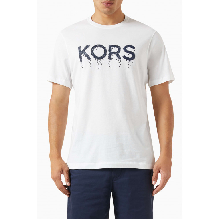 MICHAEL KORS - Graphic Logo T-shirt in Cotton
