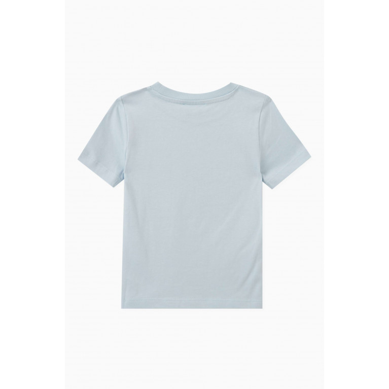 KENZO KIDS - Graphic Print T-shirt in Organic Cotton Blue