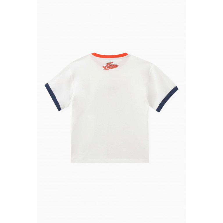 KENZO KIDS - Logo T-shirt in Cotton White