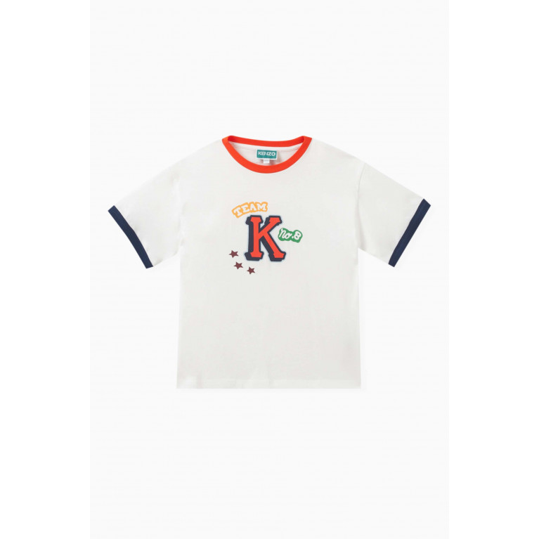 KENZO KIDS - Logo T-shirt in Cotton White