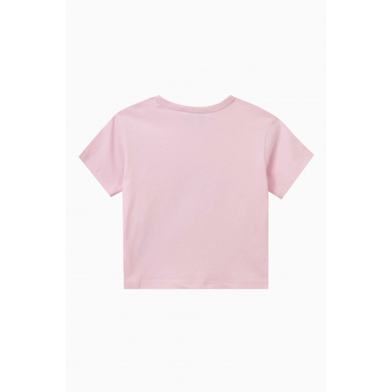 KENZO KIDS - Graphic Print T-shirt in Cotton Pink
