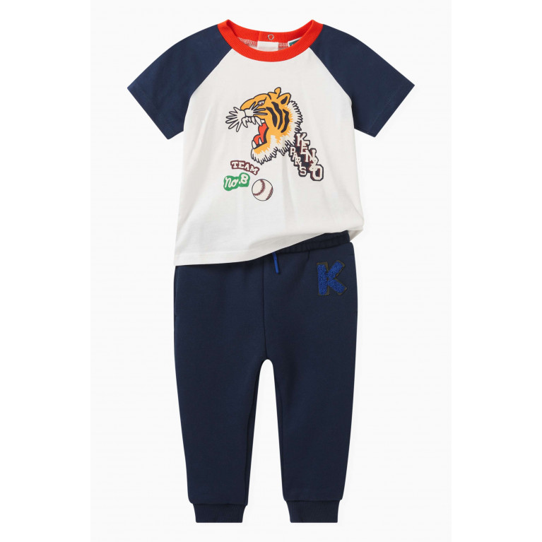 KENZO KIDS - Tiger-print T-shirt in Cotton