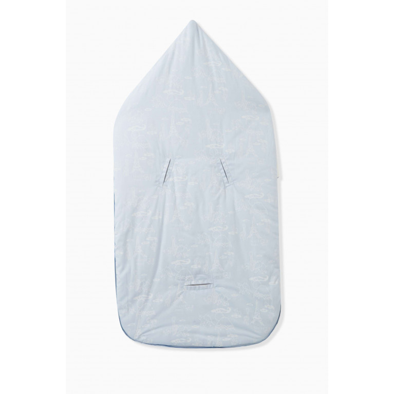 KENZO KIDS - Sleeping Bag in Cotton Blue