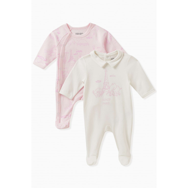 KENZO KIDS - Assorted Pyjama Set in Cotton Pink