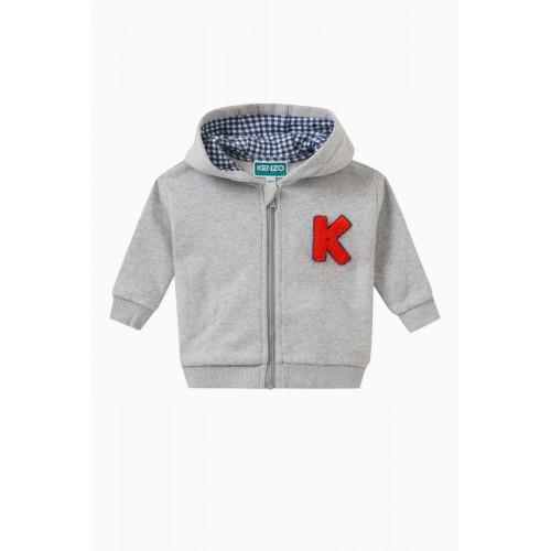 KENZO KIDS - Logo-embroidered Sweatshirt in Cotton