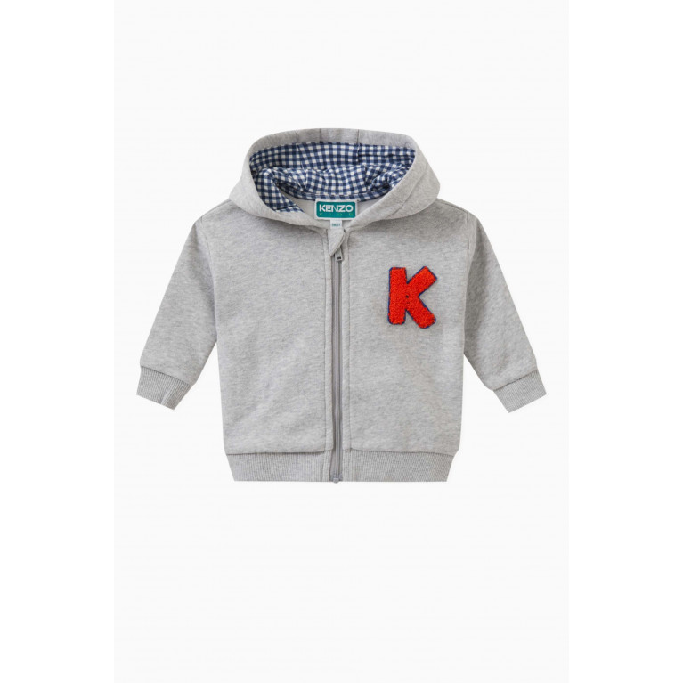 KENZO KIDS - Logo-embroidered Sweatshirt in Cotton