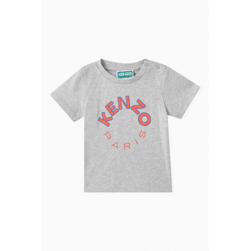 KENZO KIDS - Logo T-shirt in Cotton Jersey