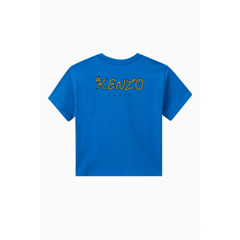 KENZO KIDS - Tiger-patch T-shirt in Organic Cotton